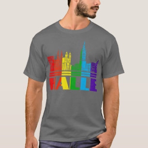Halle Pride Halle LGBT Gift LGBTQ Supporter Tee P