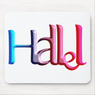 Hallel.png Mouse Mat