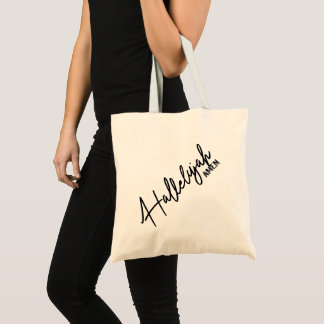 hallelujah Amen tote Bag