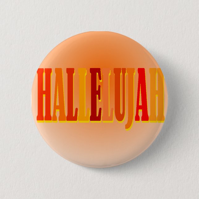 Hallelujah Button (Front)