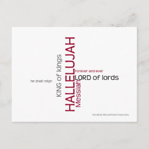 Hallelujah Chorus Postcard