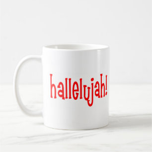 hallelujah coffee mug