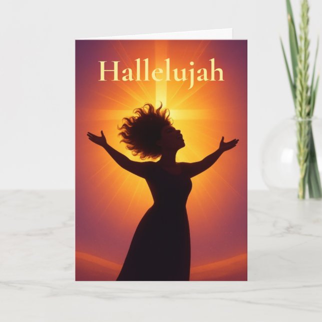 Hallelujah! Greeting Card (Front)