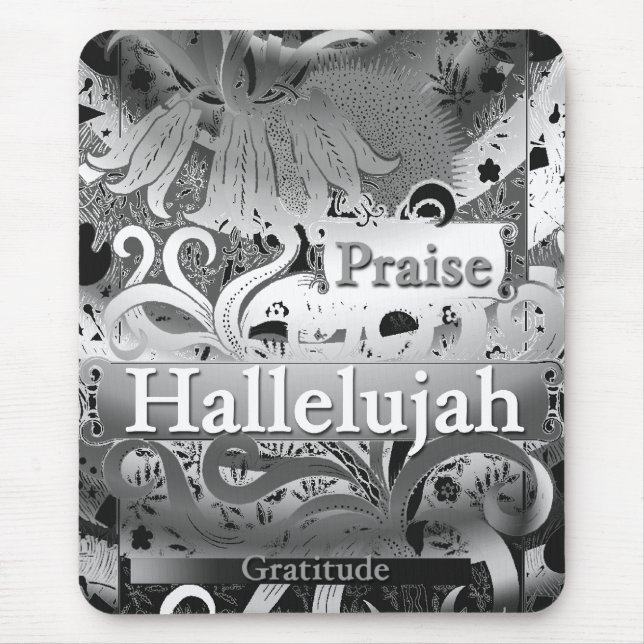 Hallelujah Mouse Mat (Front)