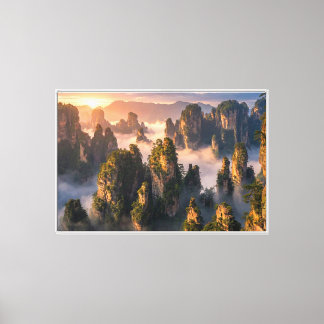Hallelujah Pillars - Floating Heaven Fine Art Canvas Print
