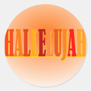 Hallelujah Stickers