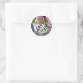 Halleluyah Classic Round Sticker