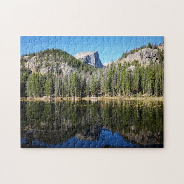 Hallett Peak & Lake Rocky Mountain National Park Jigsaw Puzzle (Horizontal)