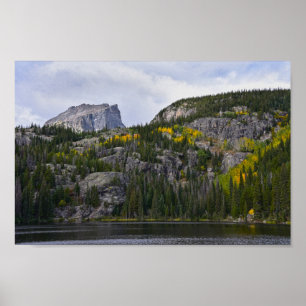 Hallett Peak, Rocky Mountain National Park, CO Poster