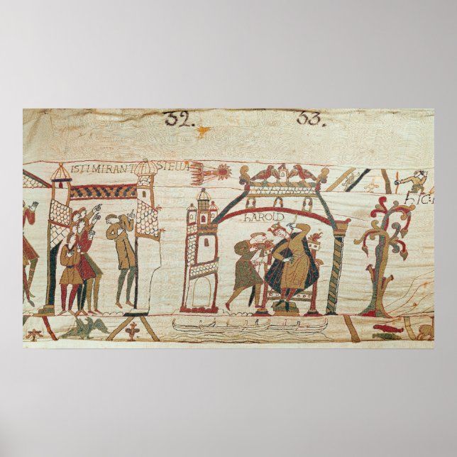 Halley's Comet and Harold Receiving Bad News Poster (Front)