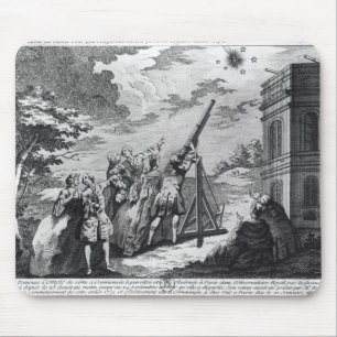 Halley's Comet Observed in 1759 by Cassini III Mouse Mat