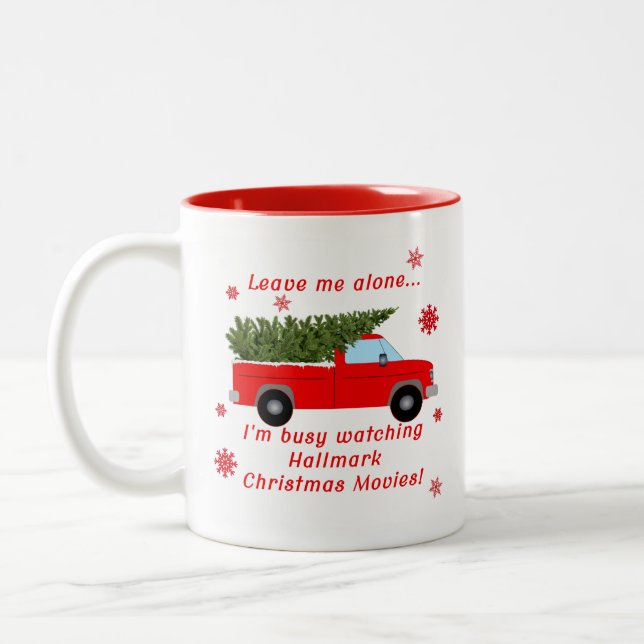Hallmark Christmas Movie Watching Mug (Left)