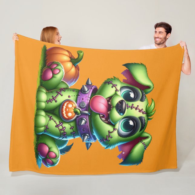 Hallo Dogg 60x80 Fleece Blanket (In Situ)