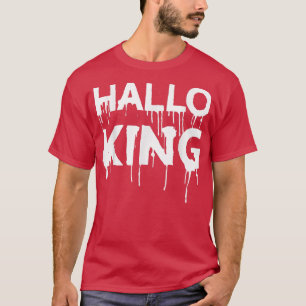 Hallo King Funny Halloween Horror Scary 3297 T-Shirt