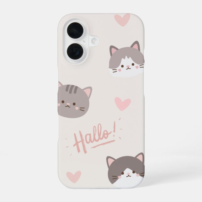 Hallo Kitty Minimalist - Phone Case (Back)