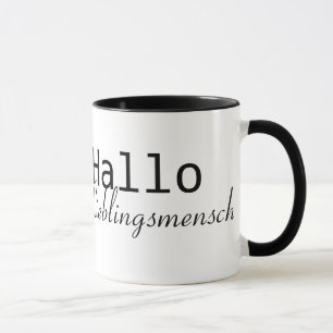Hallo Lieblingsmensch Mug