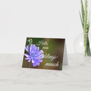 Hallo mein Lieblingsmensch! Card