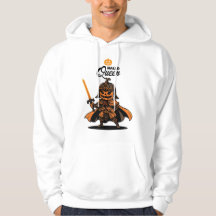 Hallo Queen Hoodie Men Spooky Pumpkin Knight