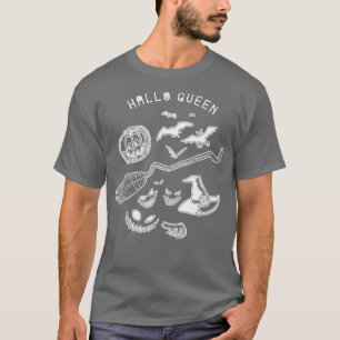 Hallo Witch Funny Halloween Tshirt Scary Party Gi
