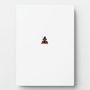 Hallobubu Halloween Cute & Spooky Witch Cat T-Shir Plaque