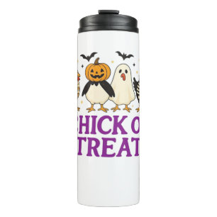 Hallobubu Halloween Cute & Spooky Witch Cat T-Shir Thermal Tumbler