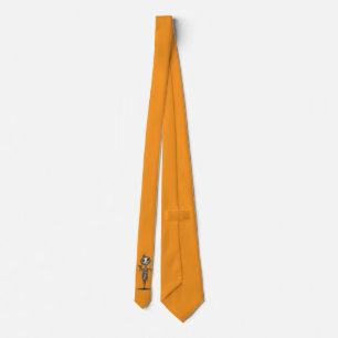 Hallooween Mummy Cartoon Tie