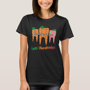Hallothanksmas Dental Hygienist Dentist Halloween T-Shirt