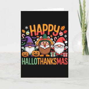 Hallothanksmas Dental Istant Funny Tooth Christmas Card