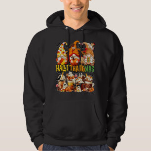 Hallothanksmas Gnomes Halloween Thanksgiving Chris Hoodie