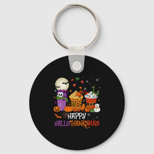 Hallothanksmas Halloween Thanksgiving Christmas Co Key Ring