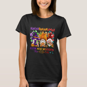Hallothanksmas It's The Most Wonderful Time Of The T-Shirt