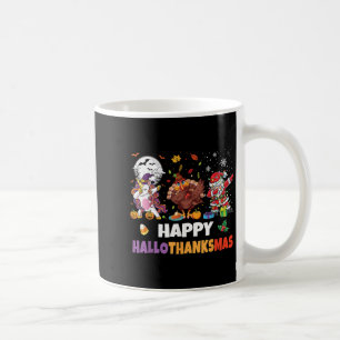 Hallothanksmas Shirt Kids Women Men Halloween Chri Coffee Mug