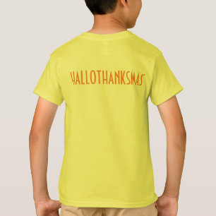 Hallothanksmas Trio: Pumpkin, Turkey & Christmas T-Shirt