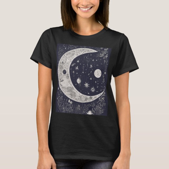 "Halloven" Mystic Moon T-Shirt (Front)
