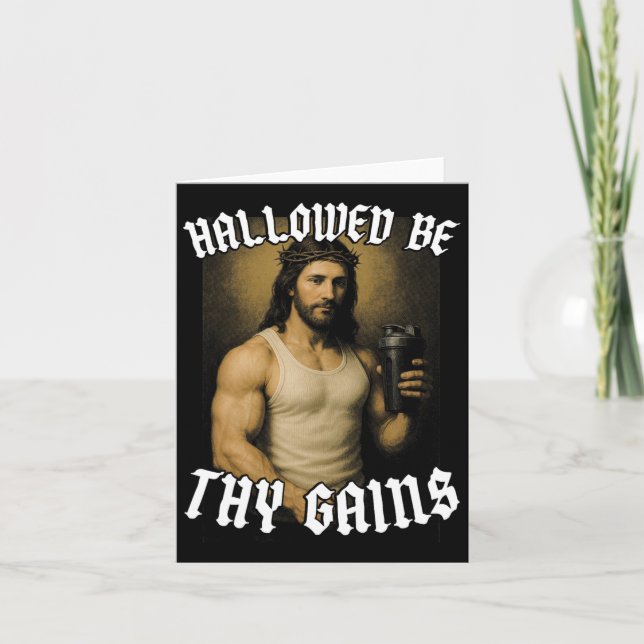 Hallowed Be Thy Gains  Card (Front)