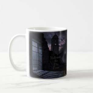 Hallowed Be Thy Name Gothic Cathedral Mug