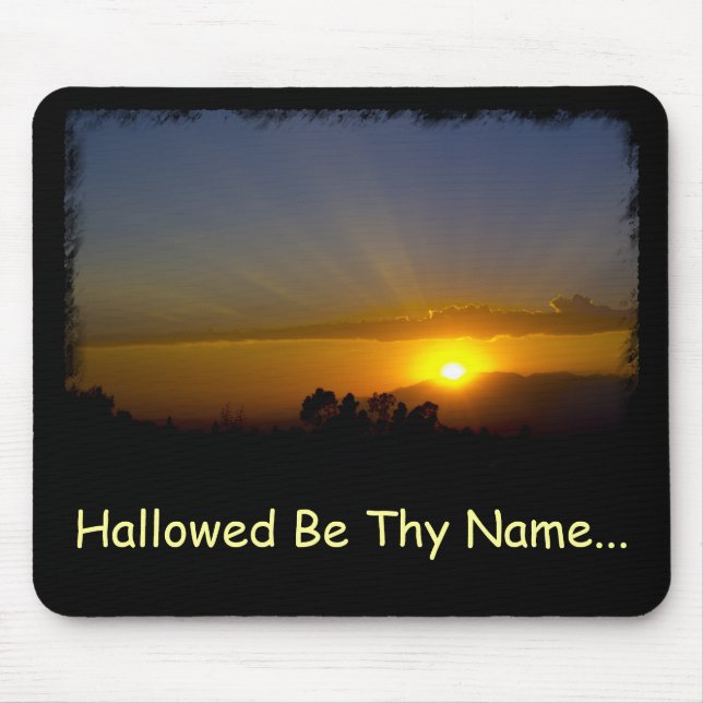 Hallowed Be Thy Name Mouse Mat (Front)