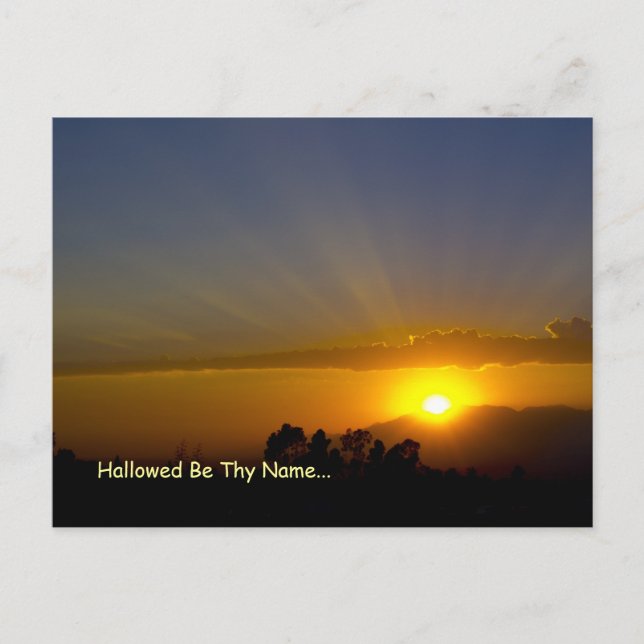 Hallowed Be Thy Name Postcard (Front)