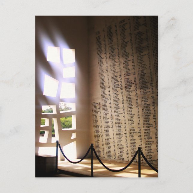 "Hallowed Walls" postcard (Front)