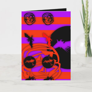 Halloween 02 Horizontal Greeting Card