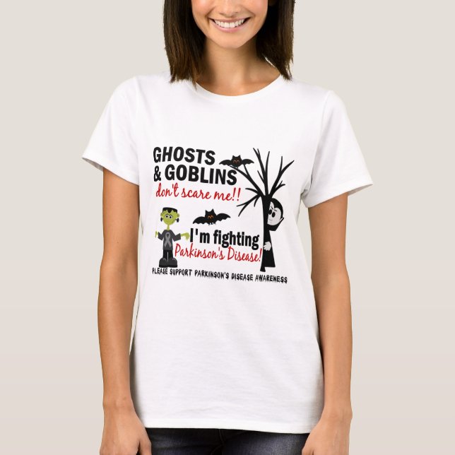 Halloween 1 Parkinson's Disease Warrior T-Shirt (Front)