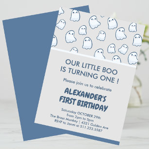 Halloween 1st birthday spooktacular cute  invitation