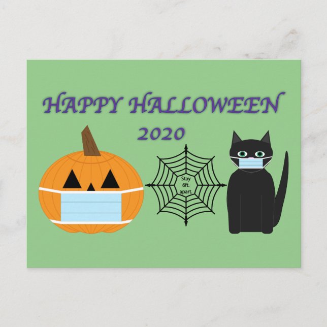 Halloween 2020 postcard (Front)