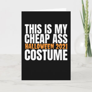 Halloween 2021 - Funny Halloween Costume Card