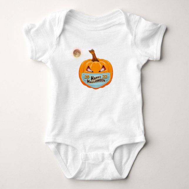 Halloween 2022 baby bodysuit (Front)