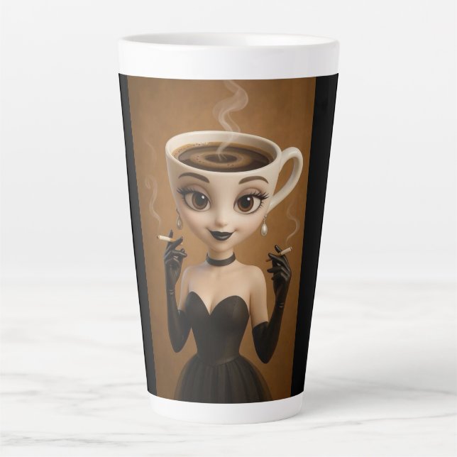 Halloween 2025 Ballerina Capuccino t-shirt  Latte Mug (Front)