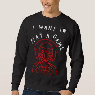 HALLOWEEN 2025 Fun Retro Graphic Jigsaw Clown For Sweatshirt