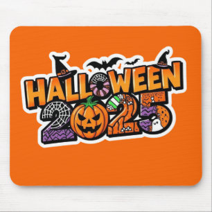 Halloween 2025 Magic – Festive Pumpkin Mouse Mat