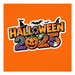 Halloween 2025 Magic – Festive Pumpkin Photo Print