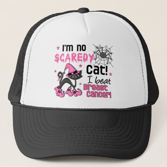 Halloween 2 Breast Cancer Survivor Trucker Hat (Front)